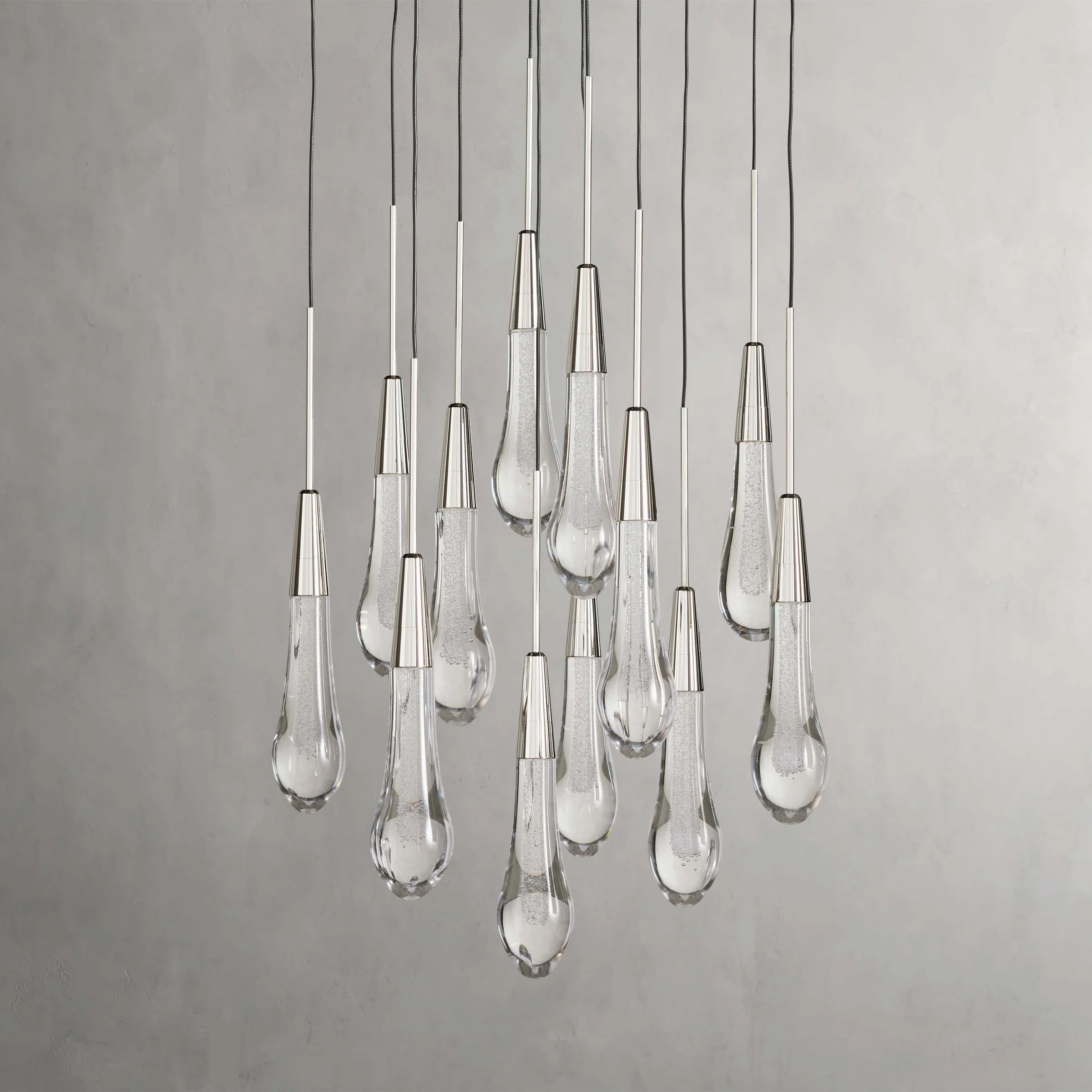 Soltaire Crystal Round Chandelier 17" 24" 36" 48" 58"D