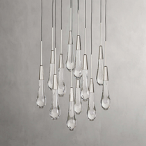 Soltaire Crystal Round Chandelier 17" 24" 36" 48" 58"D