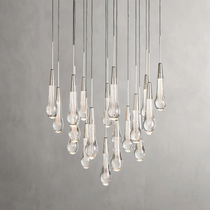 Soltaire Crystal Round Chandelier 17" 24" 36" 48" 58"D