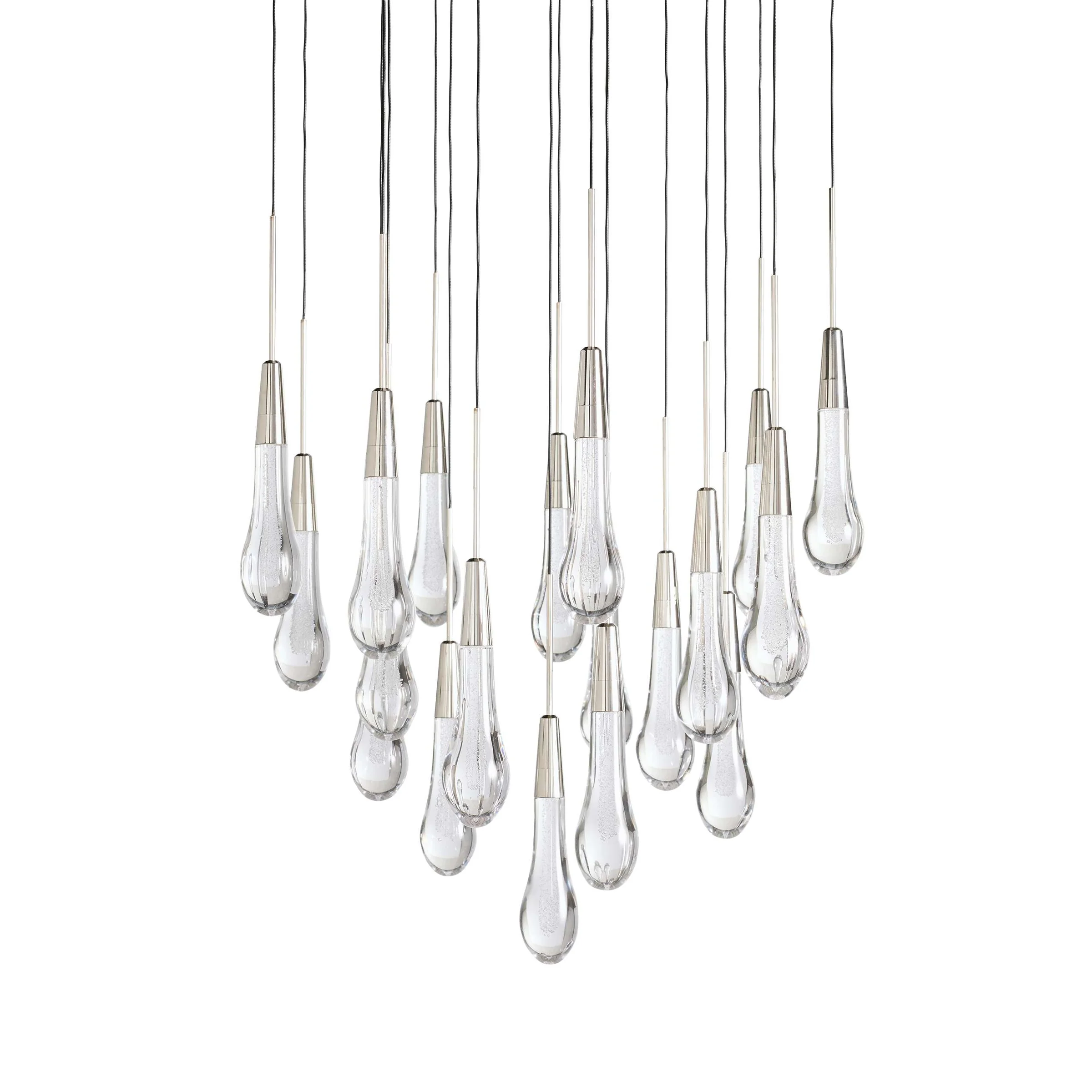 Soltaire Crystal Round Chandelier 17" 24" 36" 48" 58"D