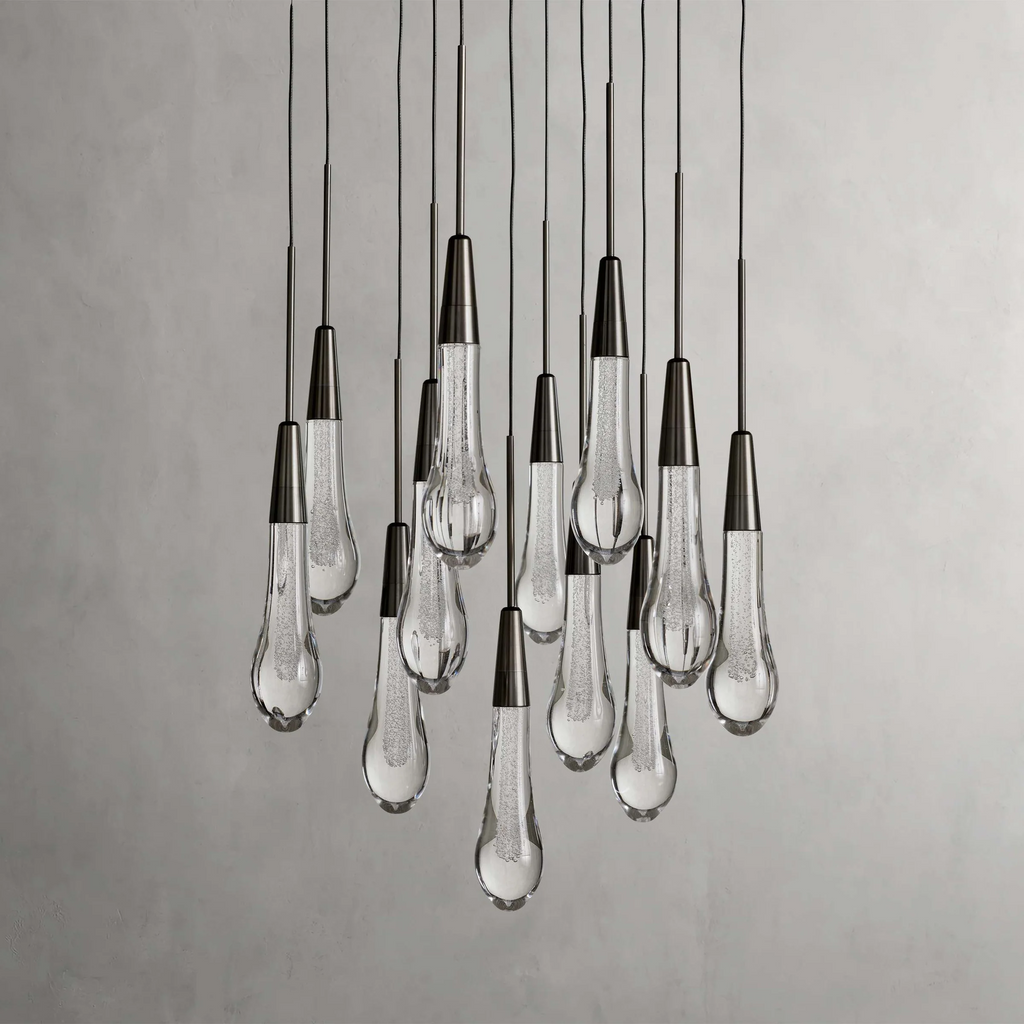 Soltaire Crystal Round Chandelier 17" 24" 36" 48" 58"D