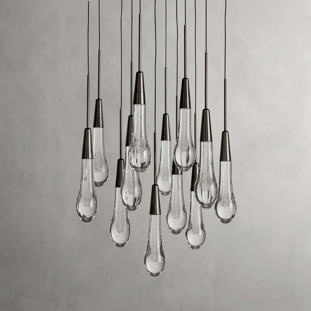 Soltaire Crystal Round Chandelier 17" 24" 36" 48" 58"D