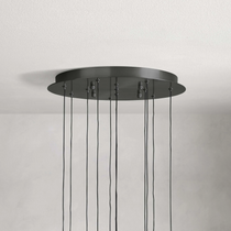 Soltaire Crystal Round Chandelier 17" 24" 36" 48" 58"D