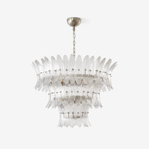 Murano Glass Palmette Chandelier