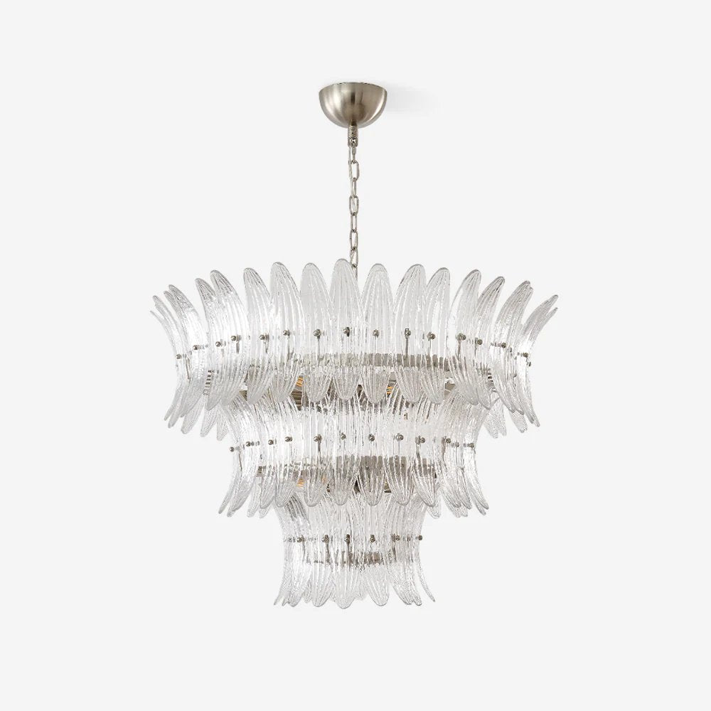 Murano Glass Palmette Chandelier