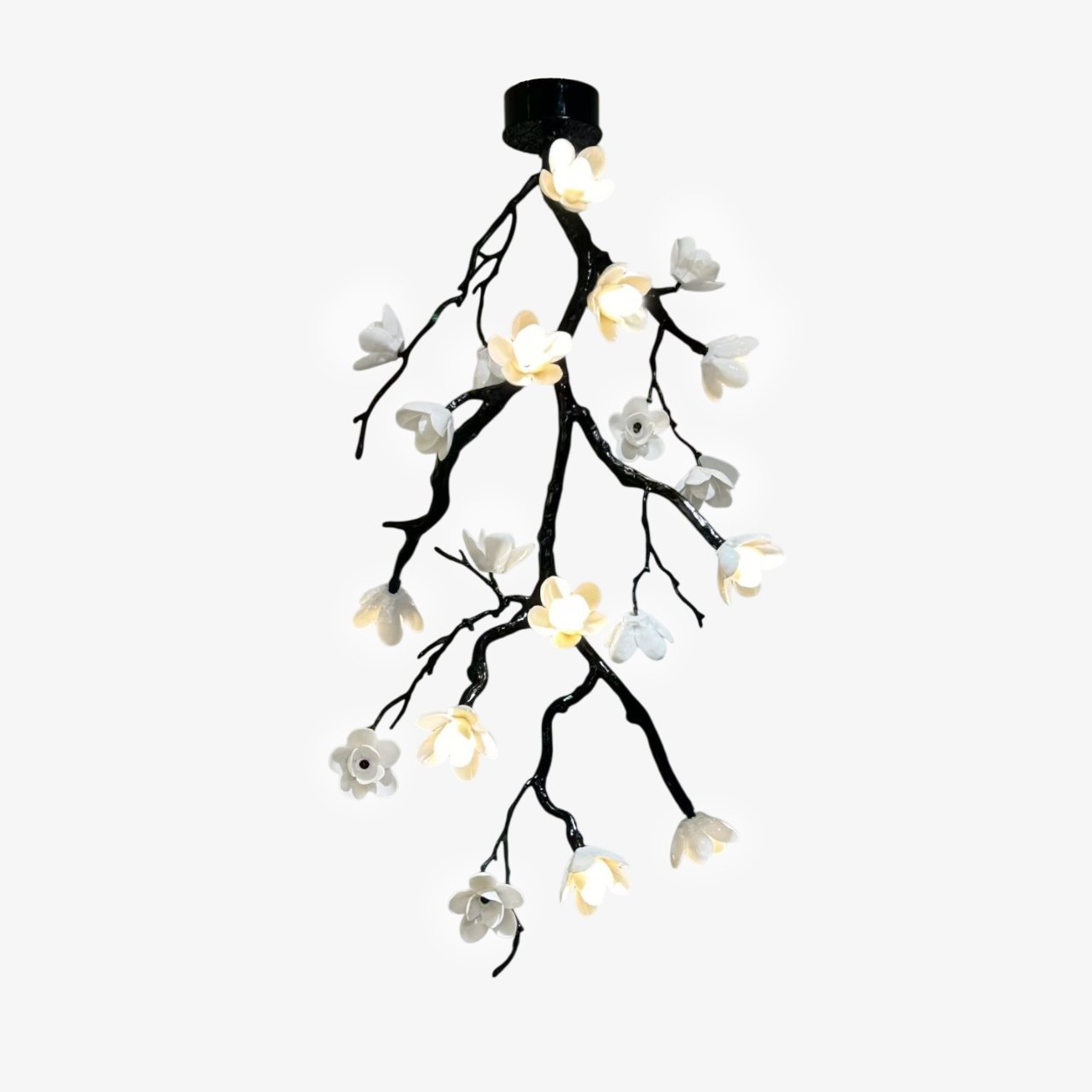Contemporary Large Long Branch Flower Chandelier - CasaraHouse