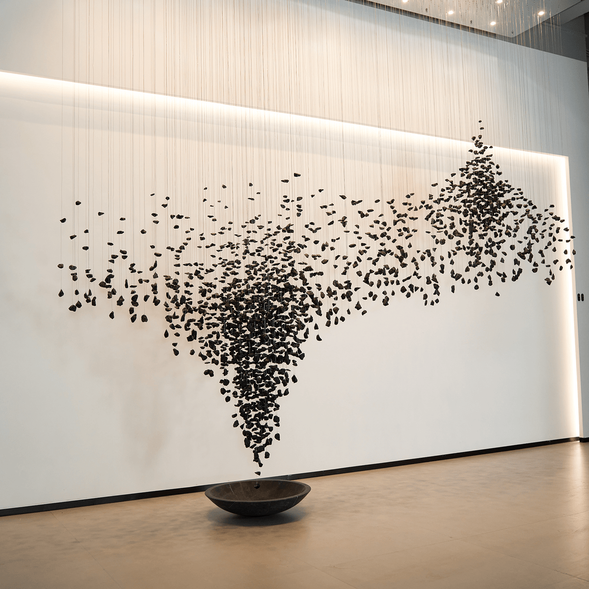 Charcoal Shape Hourglass Chandelier Main image