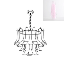 Murano Glass Leaf Chandelier