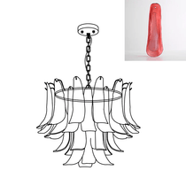 Murano Glass Leaf Chandelier
