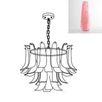 Murano Glass Leaf Chandelier