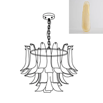 Murano Glass Leaf Chandelier