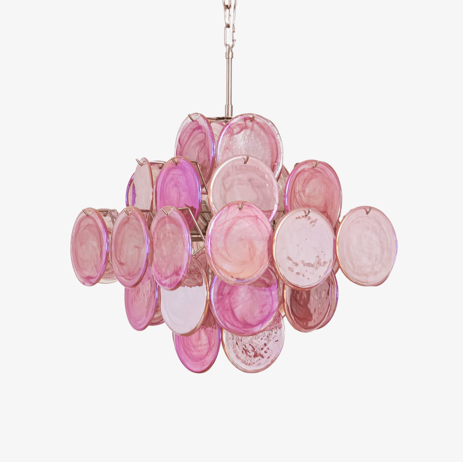 Aurelia Pink Murano Glass Chandelier Secondary image