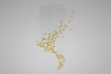 Organic Leaf Chandelier - CasaraHouse