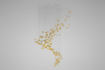 Organic Leaf Chandelier - CasaraHouse