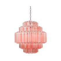 Pink Palermo Murano Glass Chandelier
