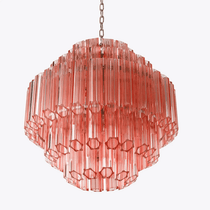 Pink Palermo Murano Glass Chandelier