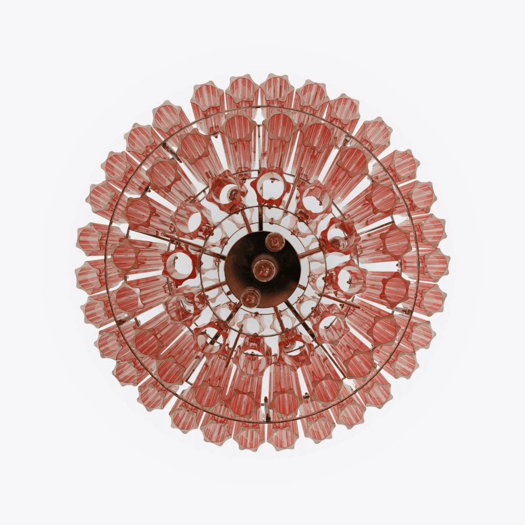 Pink Palermo Murano Glass Chandelier