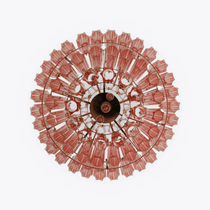 Pink Palermo Murano Glass Chandelier