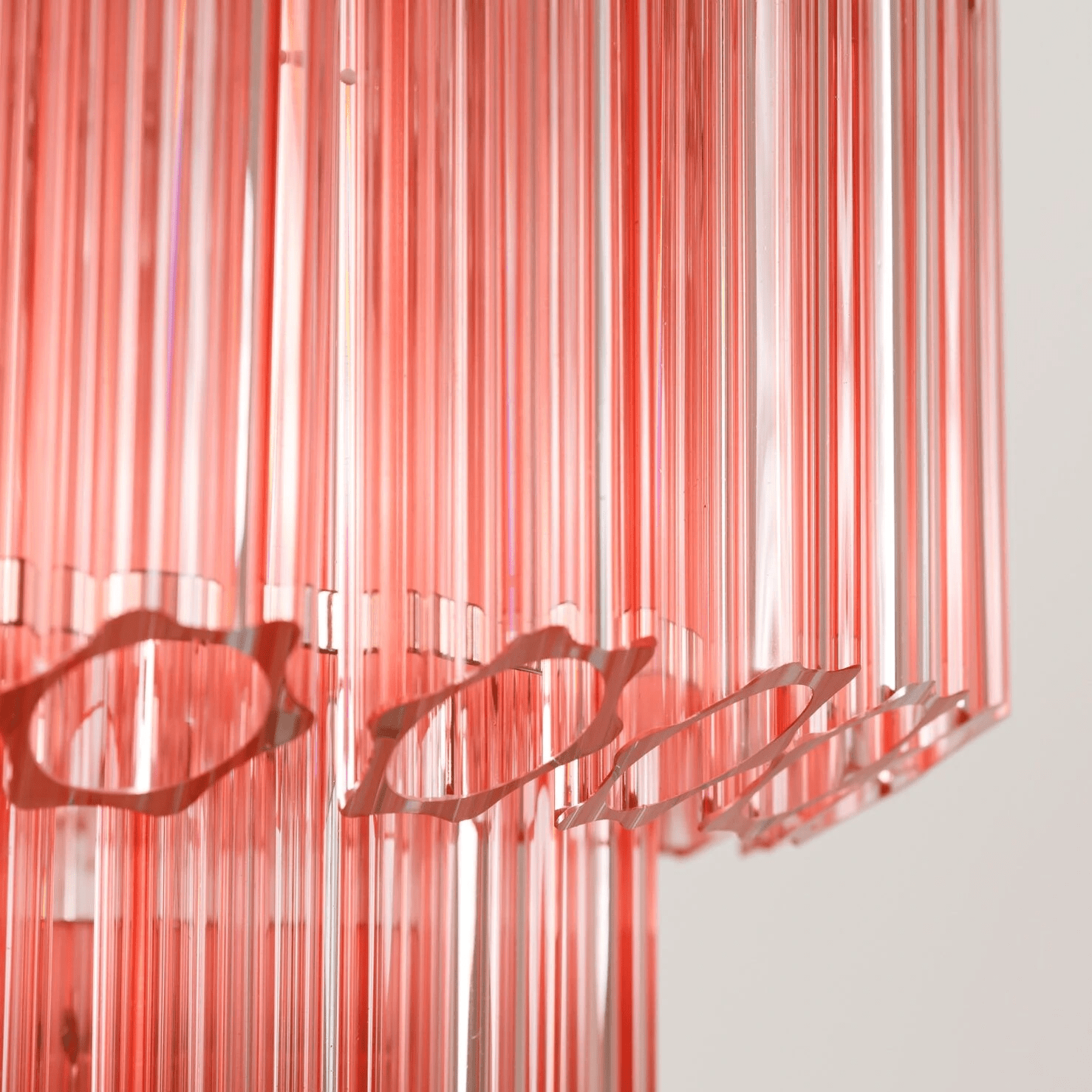 Pink Palermo Murano Glass Chandelier
