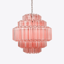 Pink Palermo Murano Glass Chandelier