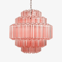Pink Palermo Murano Glass Chandelier