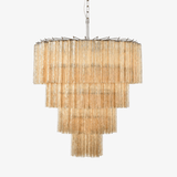 Elegant Serava Cascade Murano Chandelier - CasaraHouse