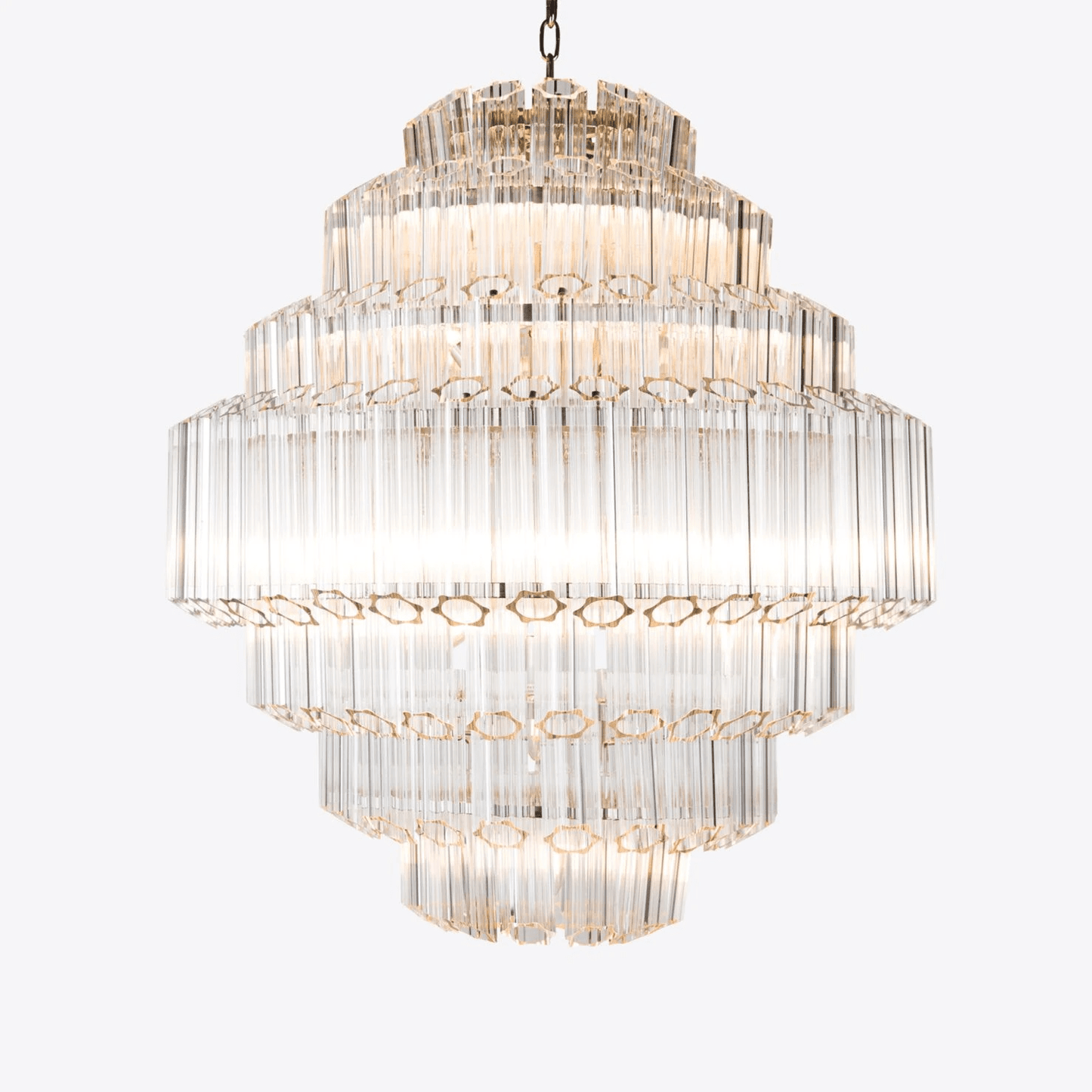 Contemporary Clear Grande Palermo Chandelier - CasaraHouse