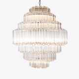 Contemporary Clear Grande Palermo Chandelier - CasaraHouse