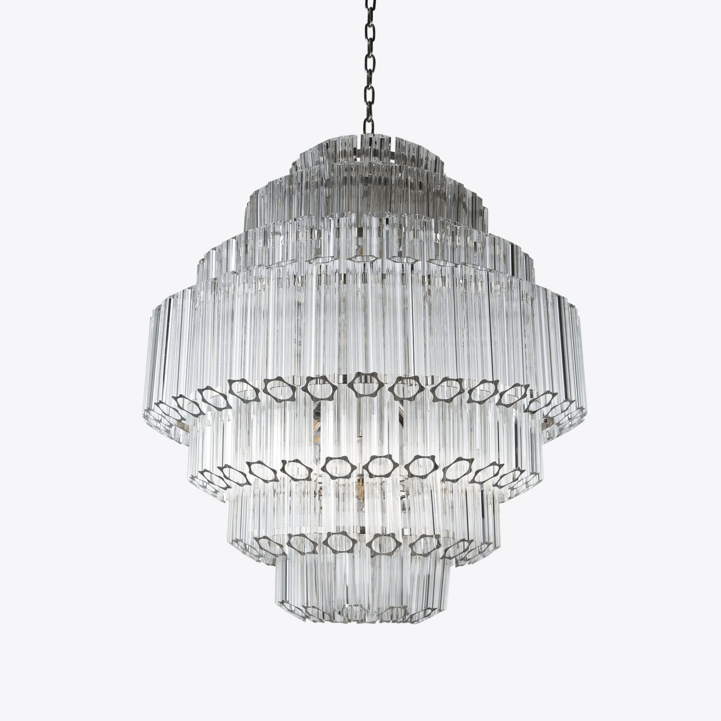 Contemporary Clear Grande Palermo Chandelier - CasaraHouse