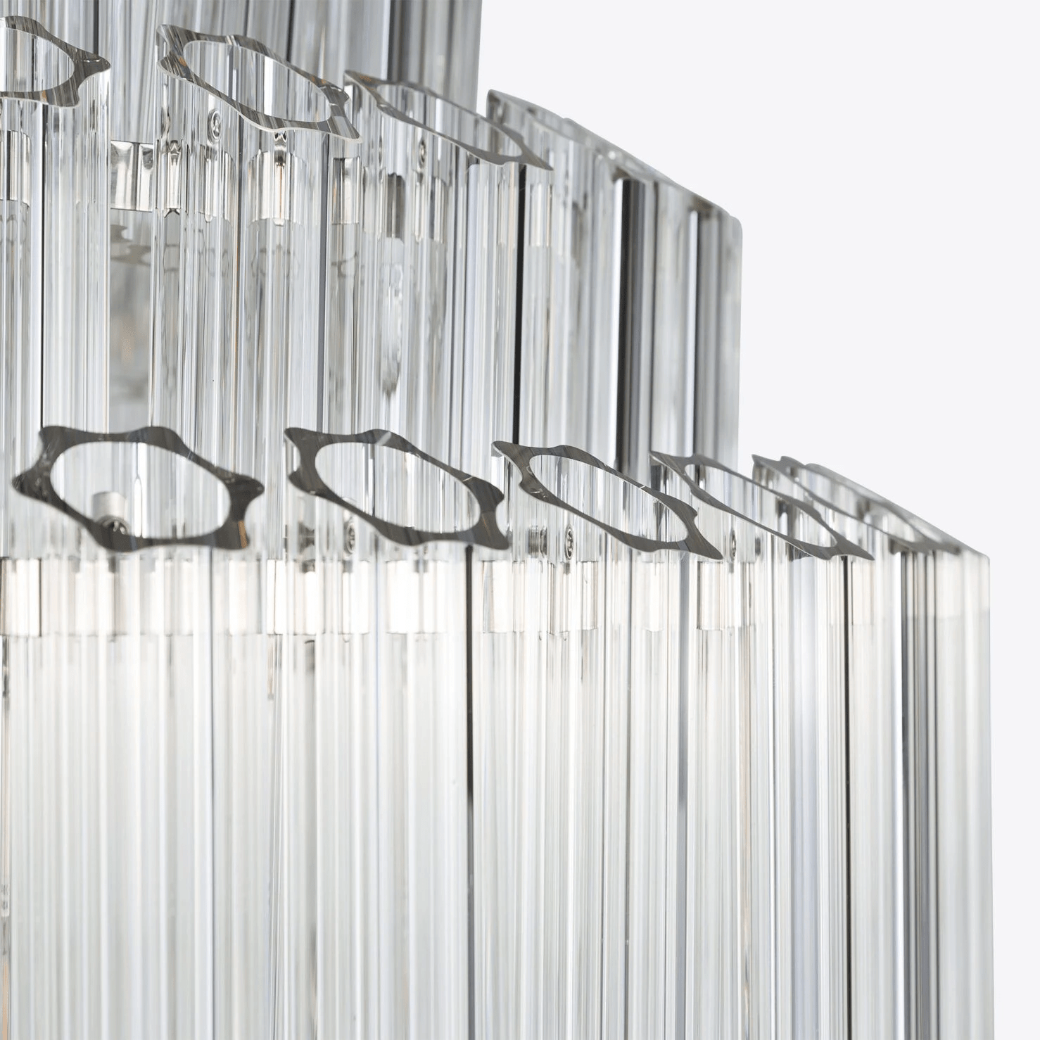 Contemporary Clear Grande Palermo Chandelier - CasaraHouse