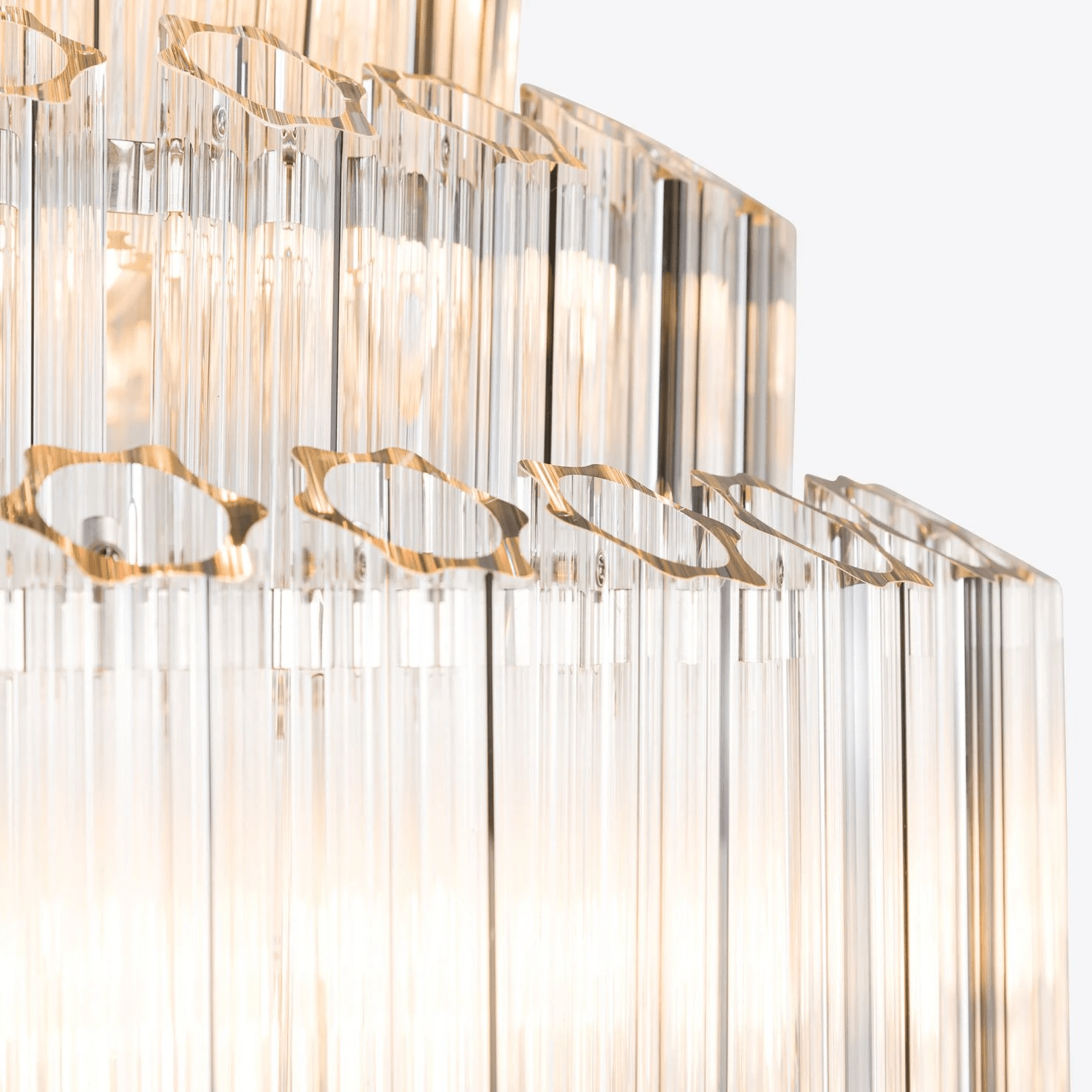 Contemporary Clear Grande Palermo Chandelier - CasaraHouse