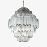 Contemporary Clear Grande Palermo Chandelier - CasaraHouse
