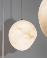 Pelora Alabaster Pebble Pendant Lamp - CasaraHouse