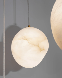 Pelora Alabaster Pebble Pendant Lamp - CasaraHouse