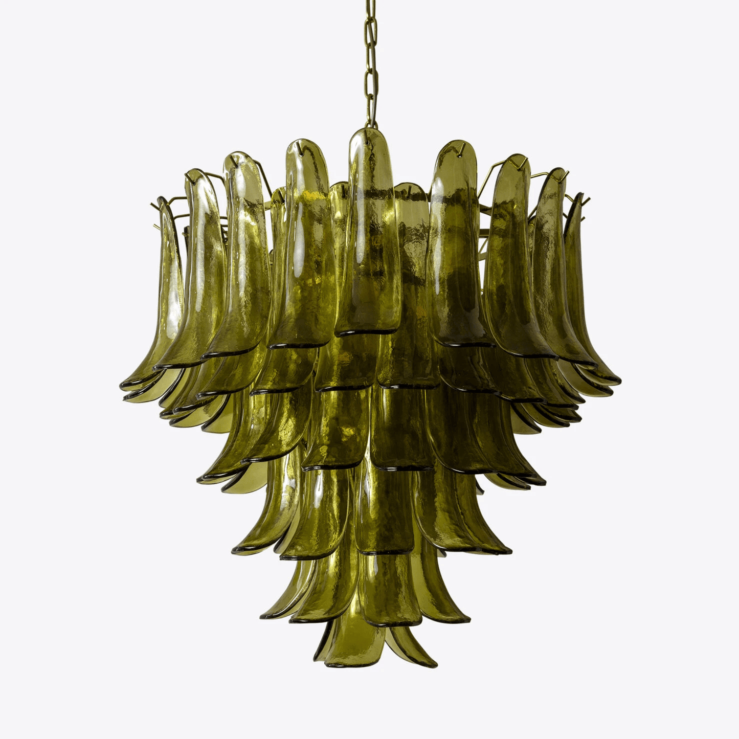 Contemporary Green Petalo Chandelier - CasaraHouse