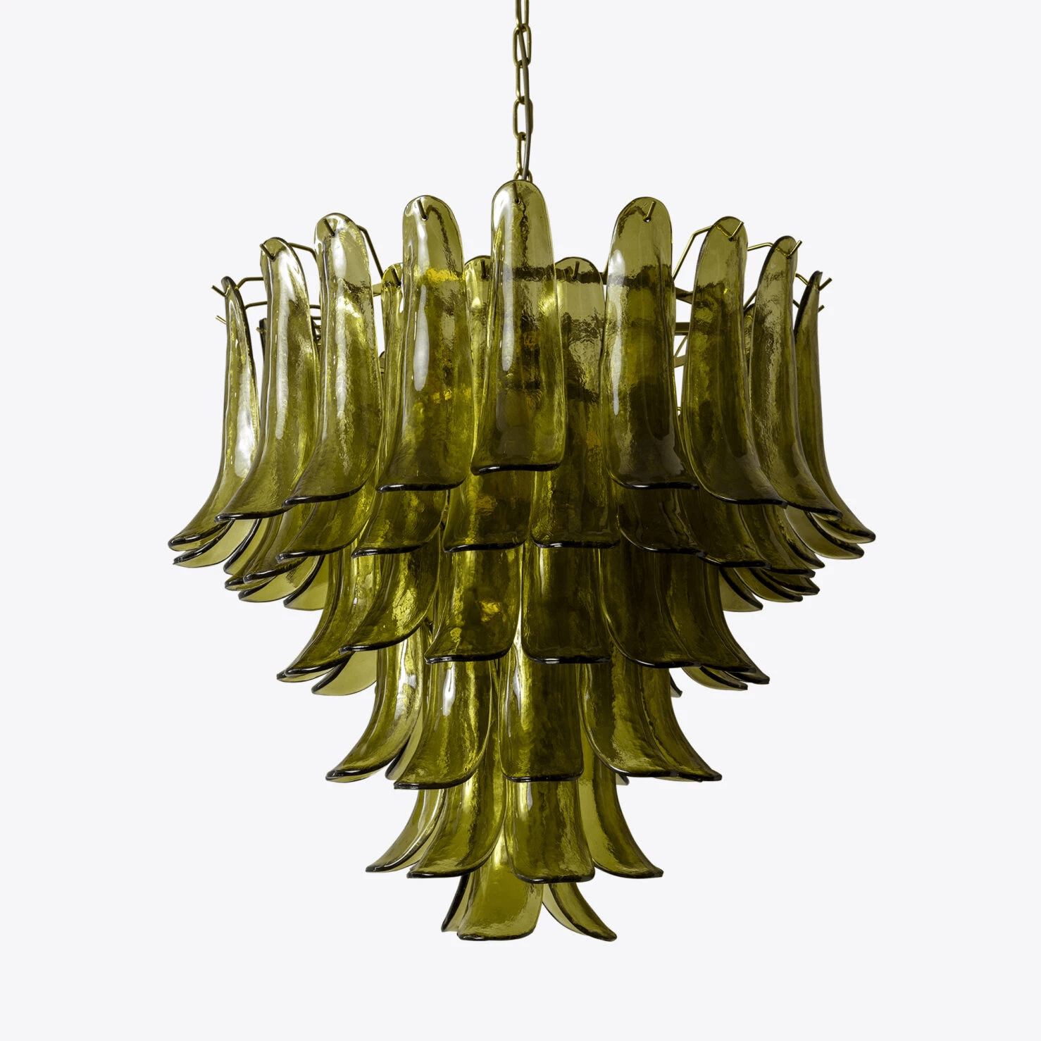 Contemporary Green Petalo Chandelier - CasaraHouse