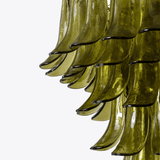 Contemporary Green Petalo Chandelier - CasaraHouse