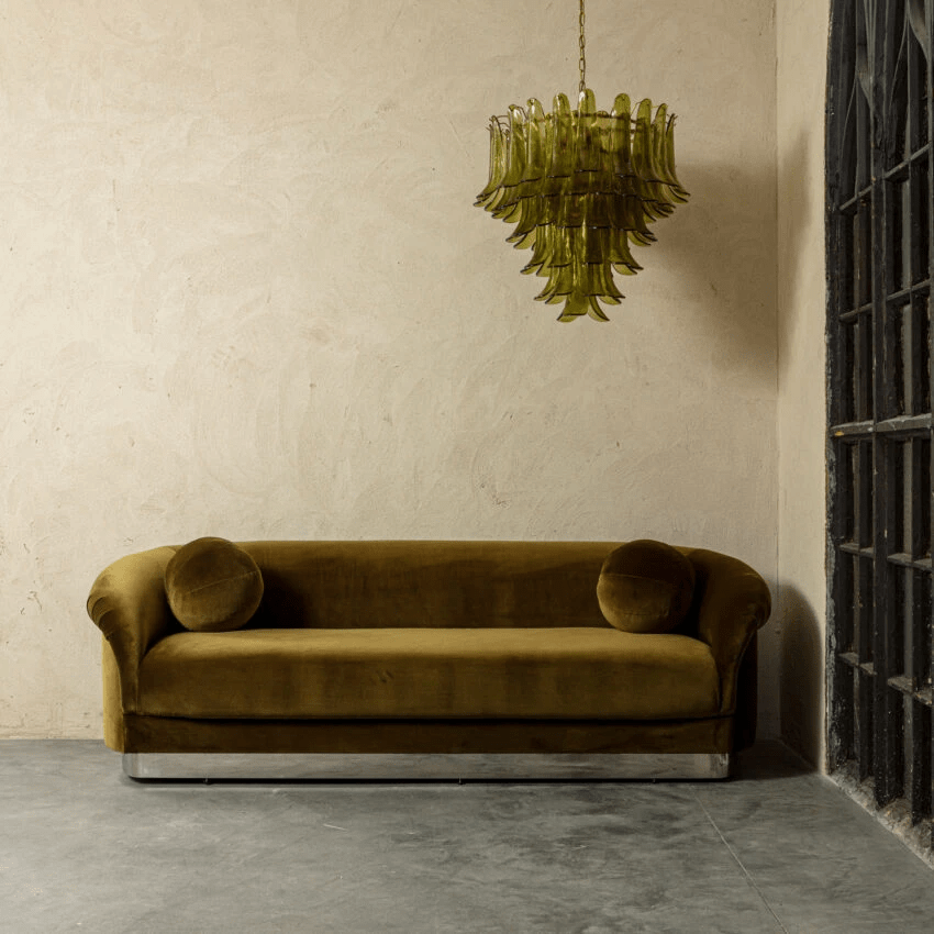 Contemporary Green Petalo Chandelier - CasaraHouse