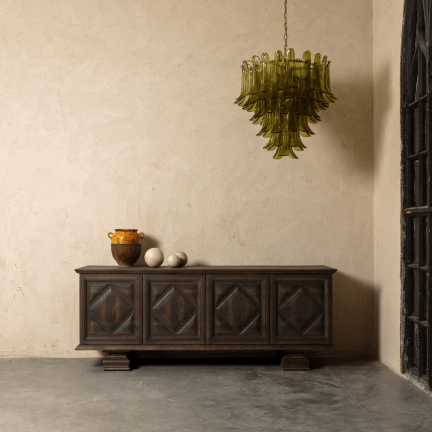 Contemporary Green Petalo Chandelier Secondary image