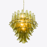 Contemporary Green Petalo Chandelier - CasaraHouse