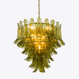 Contemporary Green Petalo Chandelier - CasaraHouse