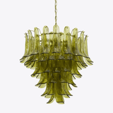 Contemporary Green Petalo Chandelier - CasaraHouse