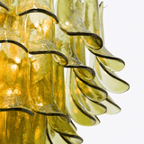 Contemporary Green Petalo Chandelier - CasaraHouse