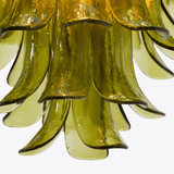 Contemporary Green Petalo Chandelier - CasaraHouse
