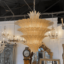 Murano Glass Palmette Chandelier