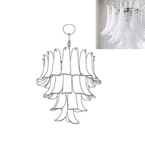 Murano Glass Petals Chandelier