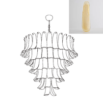 Murano Glass Petals Chandelier