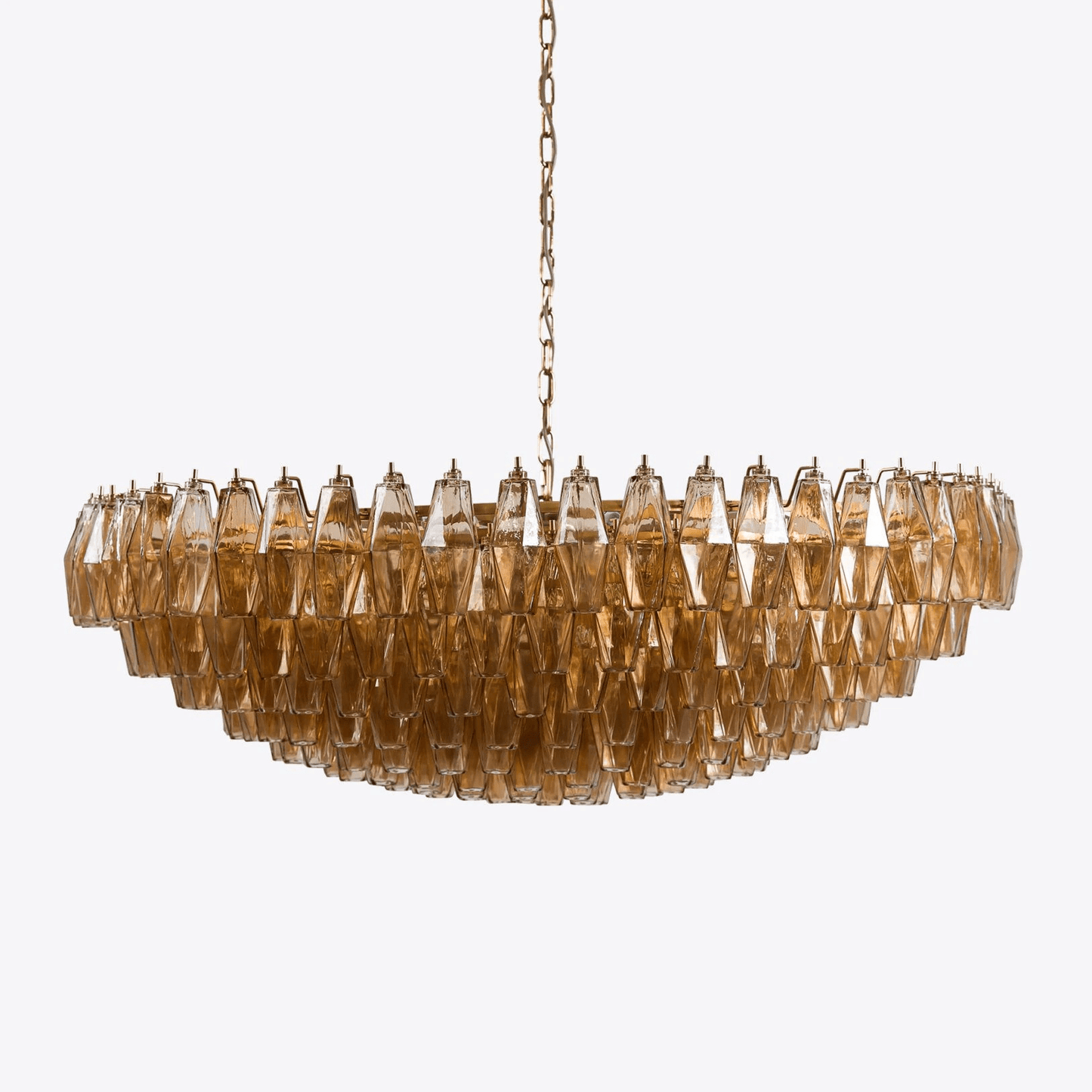 Premium Amber Sorrento Chandelier - CasaraHouse