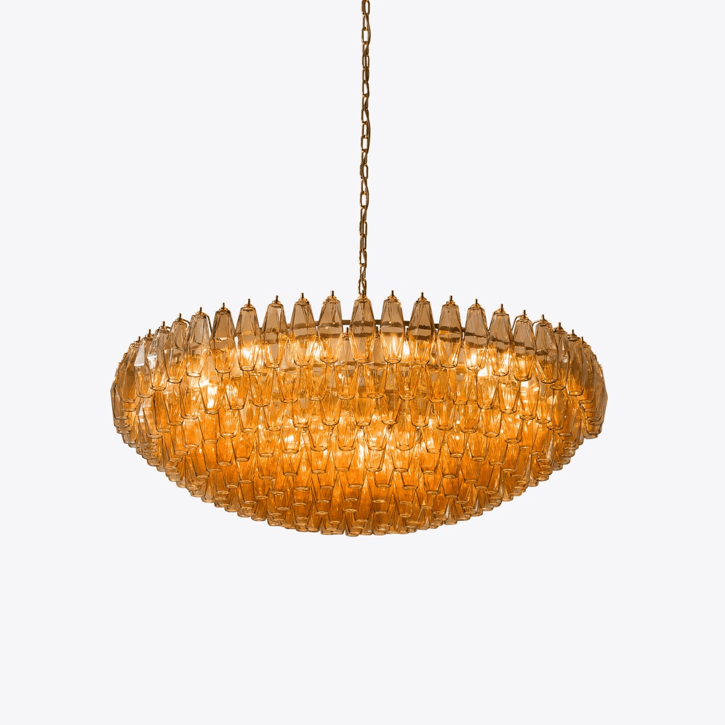 Premium Amber Sorrento Chandelier - CasaraHouse