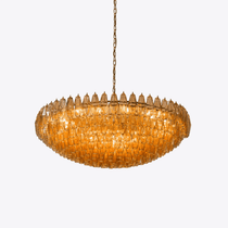 Premium Amber Sorrento Chandelier - CasaraHouse